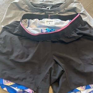 Chubbies Black and Gray Shorts Duo